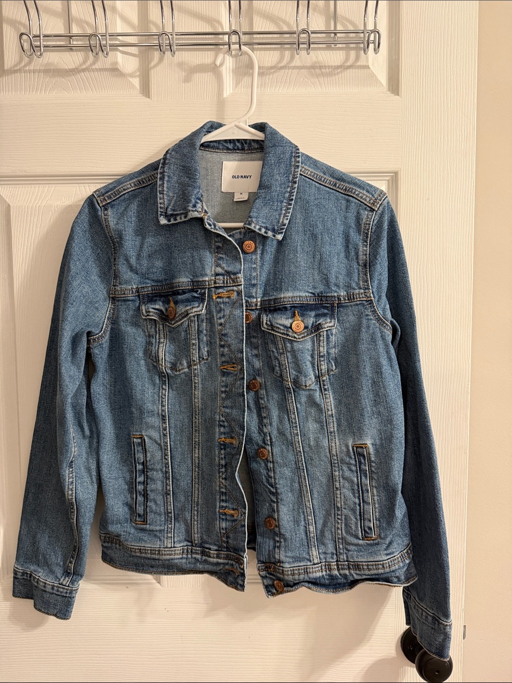 Old Navy Medium Blue Denim Jean Jacket